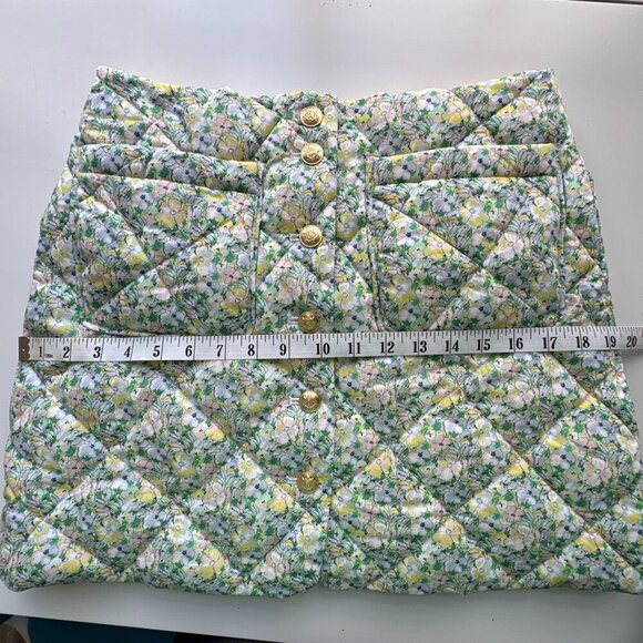 J. Crew New Limited-edition quilted button-front mini skirt in Liberty® fabric - Picture 8 of 8
